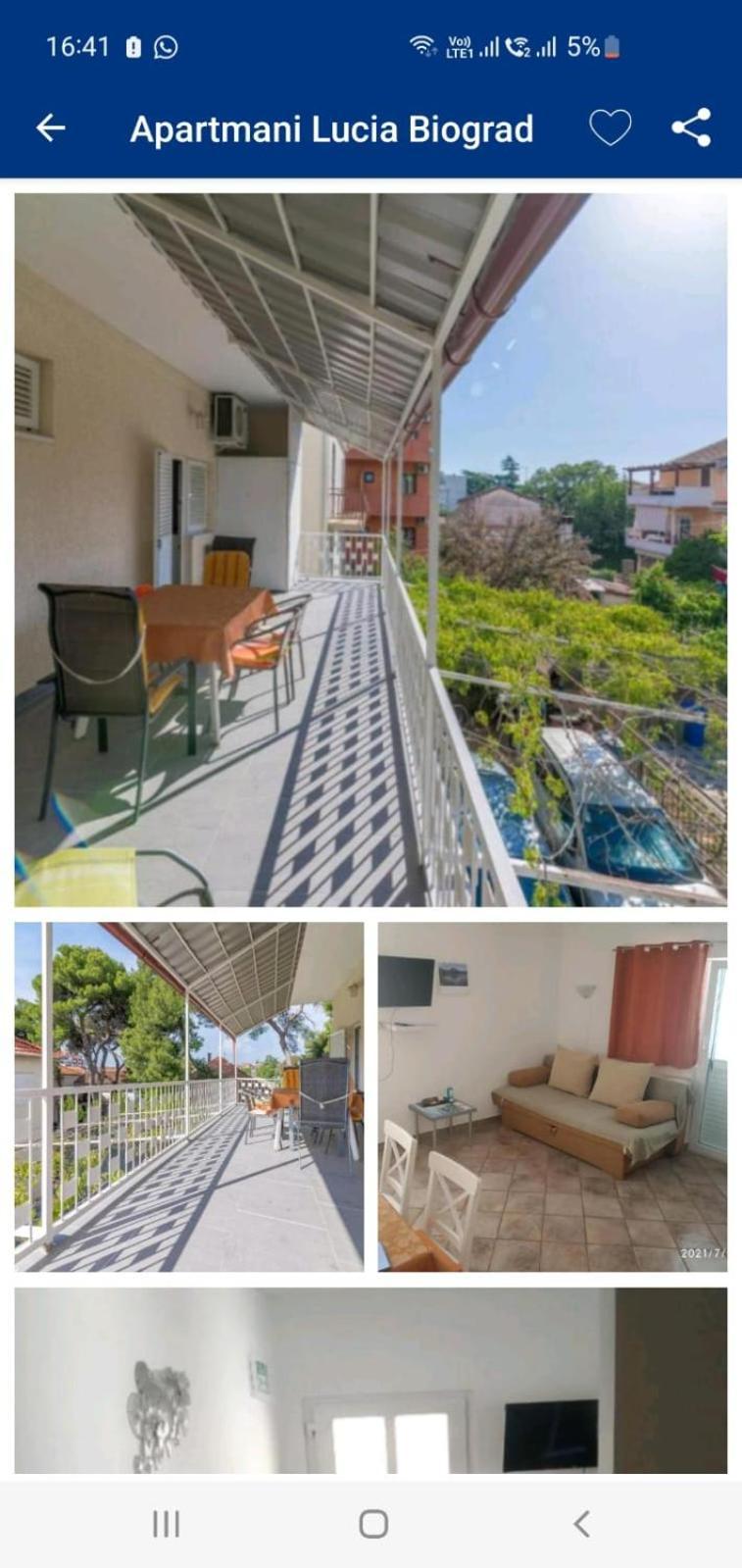 Apartmani Lucia Biograd Biograd Na Moru Extérieur photo